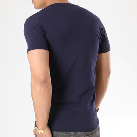 US Polo ASSN - Tee Shirt V Neck 15449986-47282 Bleu Marine