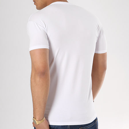US Polo ASSN - Tee Shirt V Neck 15449986-47282 Blanc