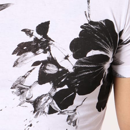 Classic Series - Tee Shirt Oversize 30 Blanc Floral