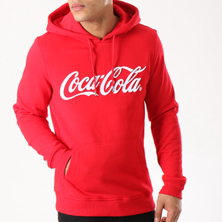Coca-Cola - Sweat Capuche MC136 Rouge