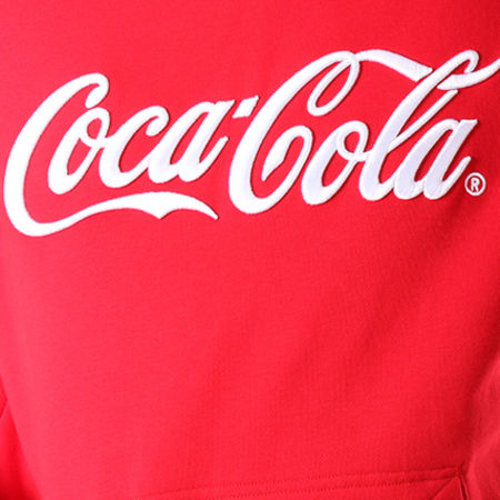 Coca-Cola - Sweat Capuche MC136 Rouge