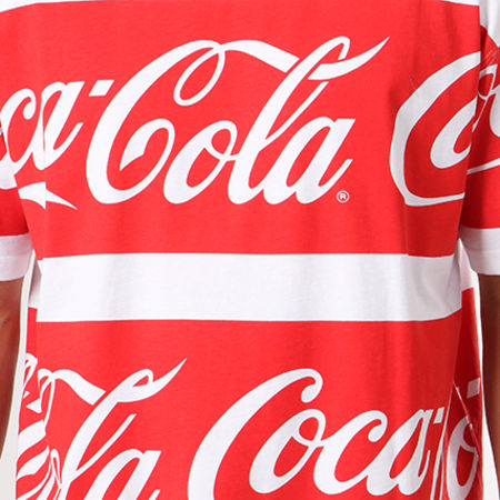 Coca-Cola - Tee Shirt MC137 Blanc Rouge