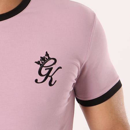 Gym King - Tee Shirt Oversize Ringer Lilas