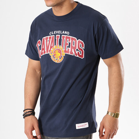 Mitchell and Ness - Tee Shirt Cleveland Cavaliers Traditional NBA Bleu Marine