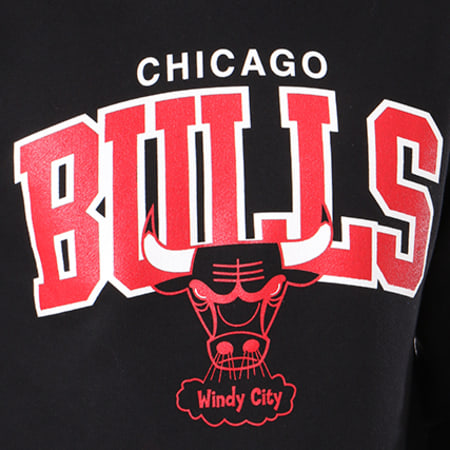 Mitchell and Ness - Sweat Crewneck Chicago Bulls Team Logo Noir 