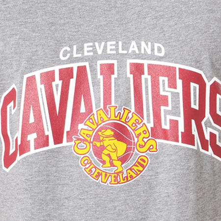 Mitchell and Ness - Débardeur Cleveland Cavaliers Team Arch Gris Chiné