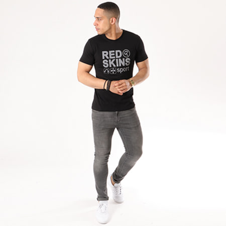 Redskins - Tee Shirt Home Noir Gris