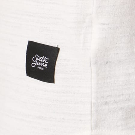 Sixth June - Tee Shirt Asymétrique Oversize M3238CTS Blanc