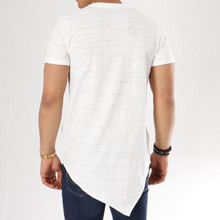 Sixth June - Tee Shirt Asymétrique Oversize M3238CTS Blanc