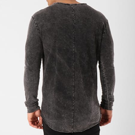 Frilivin - Tee Shirt Manches Longues Oversize 3003 Noir 