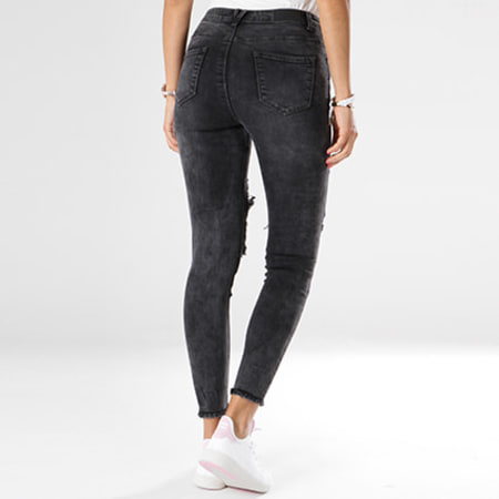 Girls Outfit - Jean Skinny Femme D2179 Gris Anthracite