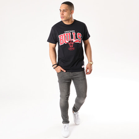 Mitchell and Ness - Tee Shirt Chicago Bulls Traditional NBA Noir