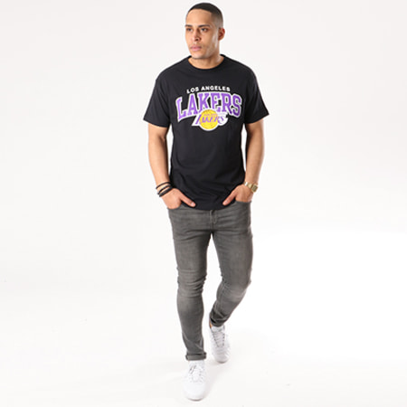 Mitchell and Ness - Tee Shirt Los Angeles Lakers Traditional NBA Noir