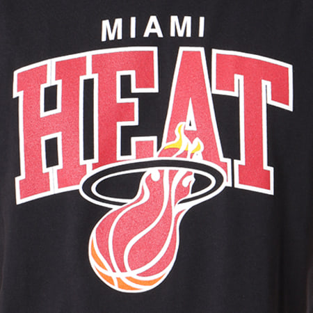 Mitchell and Ness - Tee Shirt Miami Heat Traditional NBA Noir