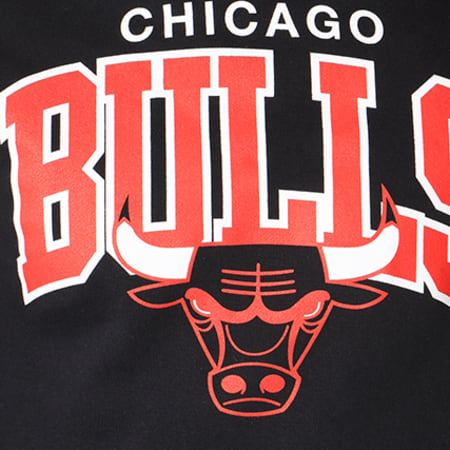 Mitchell and Ness - Sweat Capuche Chicago Bulls Team Arch Noir 