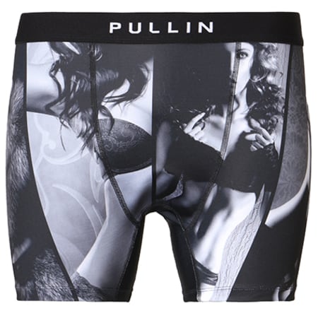 Pullin - Boxer Fashion Love Party Gris Noir