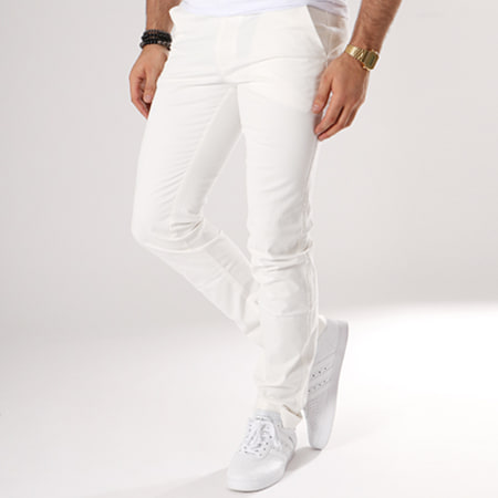 Berry Denim - Pantalon Chino 8880 Blanc
