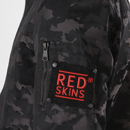 Redskins - Bomber Lazer Crust Noir Camouflage