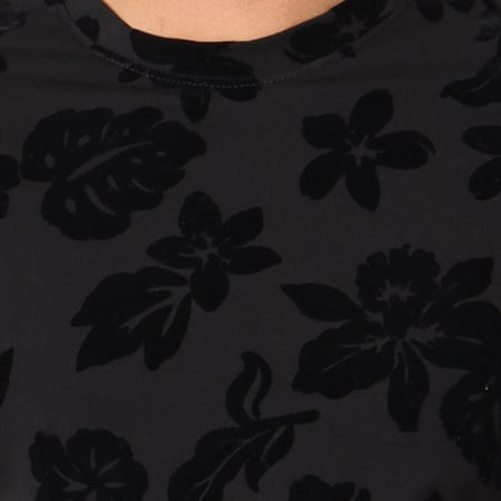 Uniplay - Tee Shirt Oversize A7241-V16 Noir Floral