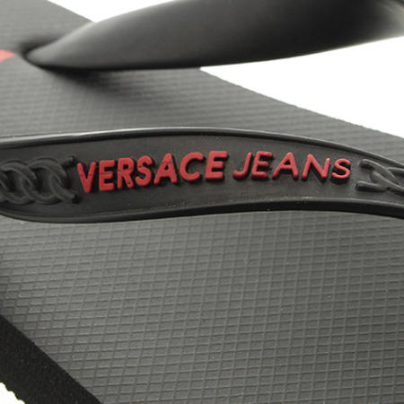 Versace Jeans Couture - Tongs Linea Mare Dis 2 E0YRBSL2 Noir Rouge