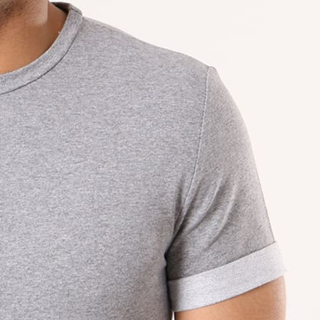 Aarhon - Tee Shirt Oversize 180 Gris Chiné