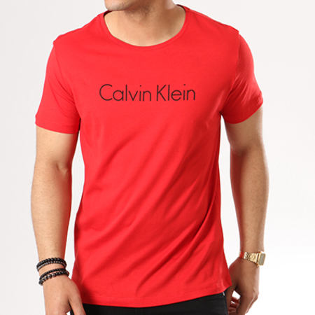 Calvin Klein - Tee Shirt Relaxed 0188 Rouge
