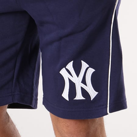 Majestic Athletic - Short Jogging Maki Fleece New York Yankees Bleu Marine 