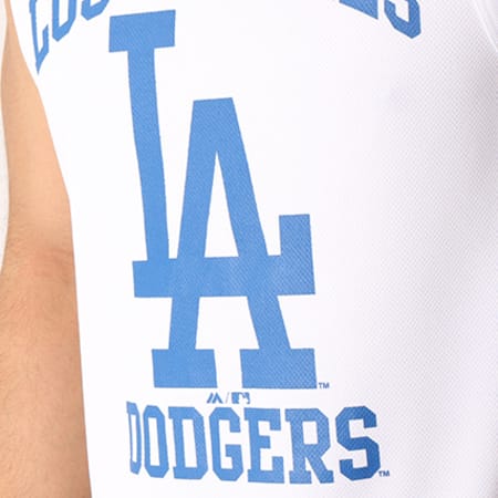 Majestic Athletic - Débardeur De Sport Jonser MLB Los Angeles Dodgers Blanc 