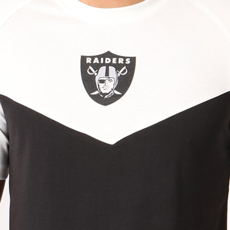 Majestic Athletic - Tee Shirt Klass Oakland Raiders Blanc Noir