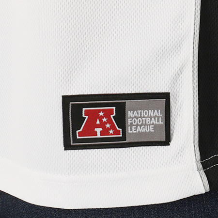 Majestic Athletic - Tee Shirt De Sport Dene Oakland Raiders Blanc Noir