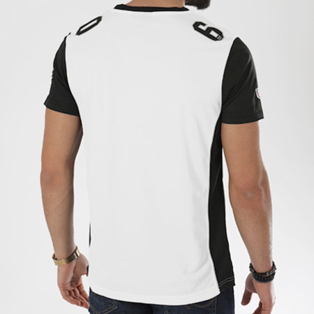 Majestic Athletic - Tee Shirt De Sport Dene Oakland Raiders Blanc Noir