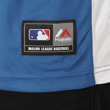 Majestic Athletic - Tee Shirt De Sport Dene Los Angeles Dodgers Bleu Clair Blanc