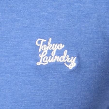 Tokyo Laundry - Tee Shirt Montebello Bleu Clair Chiné