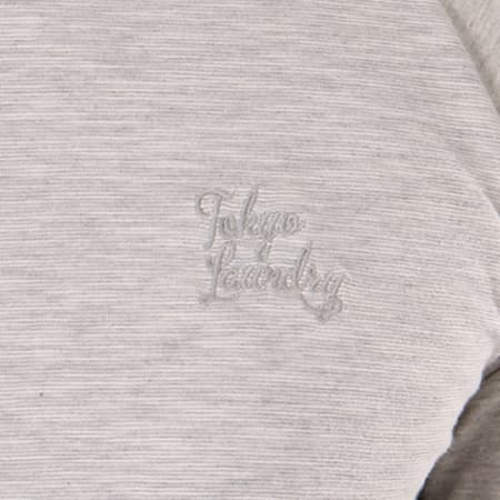 Tokyo Laundry - Tee Shirt Manches Longues Harwood Gris Chiné
