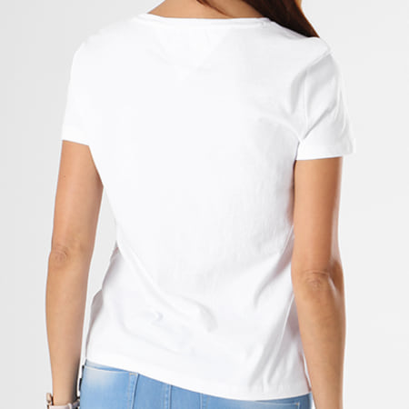 Tommy Jeans - Tee Shirt Femme Original Soft Jersey 4709 Blanc