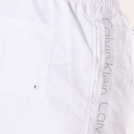 Calvin Klein - Short De Bain Medium Drawstring 0169 Blanc
