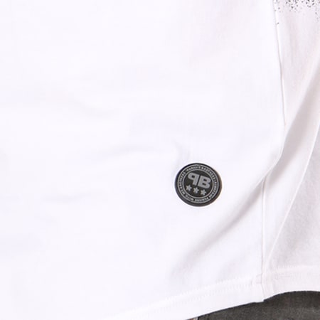 Paname Brothers - Tee Shirt Oversize Toupa Noir Dégradé Blanc