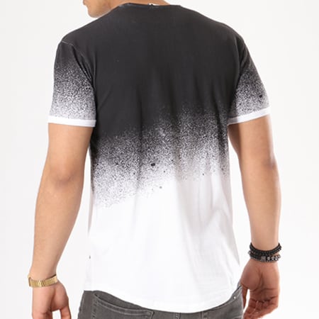 Paname Brothers - Tee Shirt Oversize Toupa Noir Dégradé Blanc