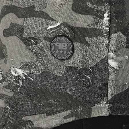 Paname Brothers - Tee Shirt Oversize Poche Toma Vert Kaki Camouflage