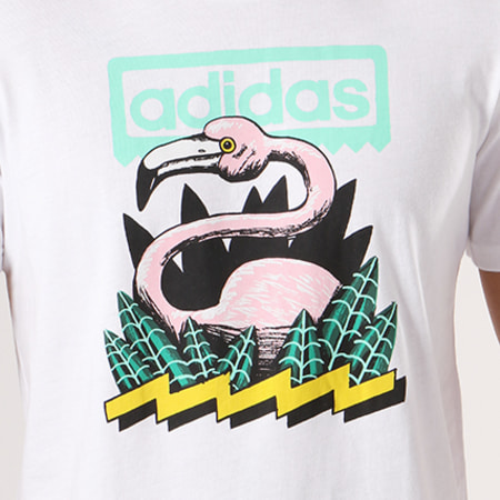 Adidas Originals - Tee Shirt Wading CF5840 Blanc