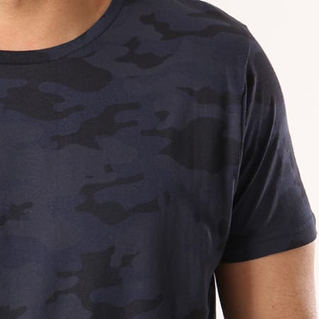 Brave Soul - Tee Shirt Disguise Bleu Marine Camouflage