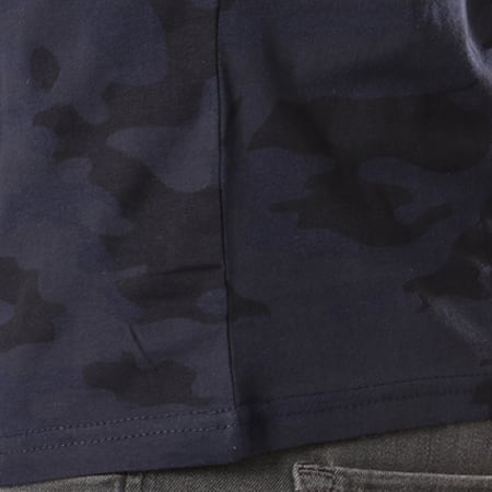 Brave Soul - Tee Shirt Disguise Bleu Marine Camouflage
