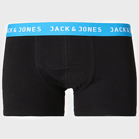 Jack And Jones - Lot De 2 Boxers Rich Noir Bleu Clair Bleu Marine