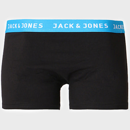 Jack And Jones - Lot De 2 Boxers Rich Noir Bleu Clair Bleu Marine