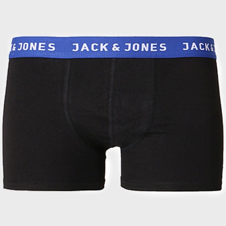 Jack And Jones - Set De 2 Boxers Negro Azul Claro Azul Marino