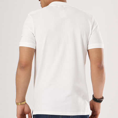 Jack And Jones - Polo Manches Courtes New Perfecto Blanc