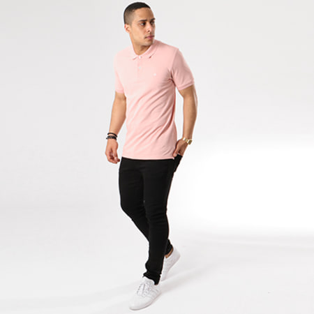 Jack And Jones - Polo Manches Courtes New Perfecto Rose