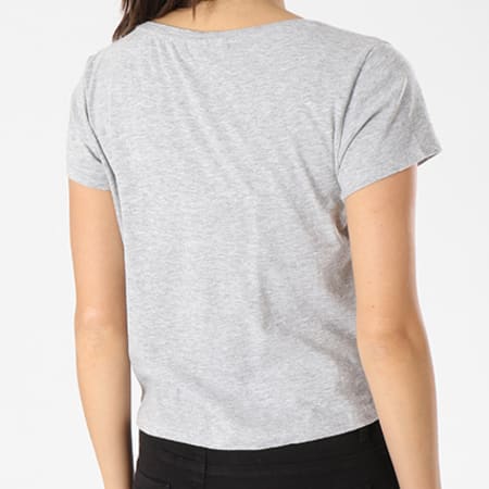 Only - Tee Shirt Femme Blossom Gris Chiné