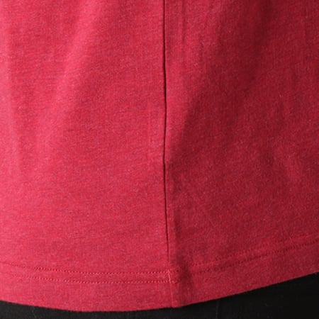 Adidas Performance - Tee Shirt Bandes Brodées 3 Stripes RFCF CE8847 Bordeaux Chiné Jaune