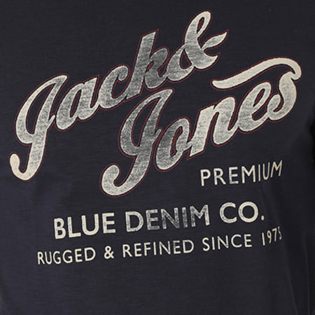 Jack And Jones - Tee Shirt Super Bleu Marine
